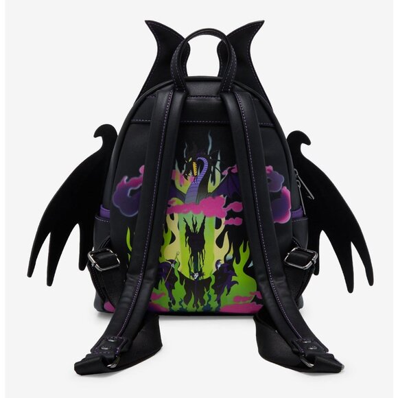 Loungefly Disney Sleeping Beauty Maleficent Figural Mini Backpack - Picture 3 of 4
